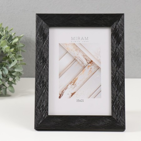 Photo frame plastic Gallery 15x21 cm, 651647 Dark brown (plastic screen)-5