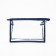 Lightning cosmetic bag, blue/transparent color