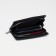 Women's wallet with a zipper, with a pen, black color