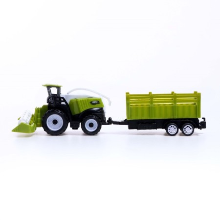 Combine inertial "farmer", with a trailer-1