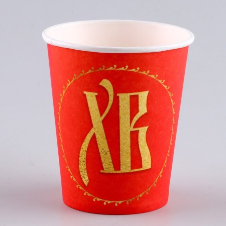 A single -single paper glass "Easter", 250 ml-1