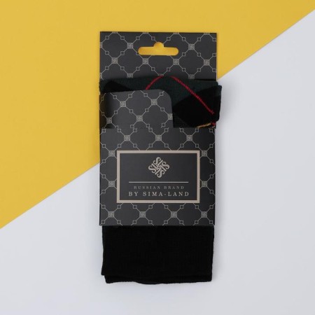Socks "English cage in green" p. 39-40 (24-26 cm)-2