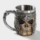Stainless steel mug "Skull. Halloween ", 400 ml, silver color