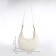 Female bag Textura, small size, milk color