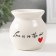 Aroma lamp ceramics "Love is in the Air" White 7.2x7.2x7.8 cm
