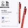 Automatic matte handle "for recording desires!", Blue pasta 0.7 mm