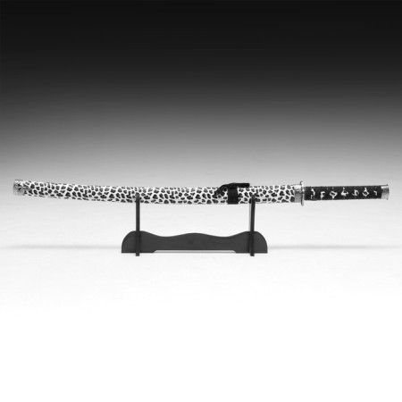 Souvenir weapon "Katana on the stand", brown scabbard near Leopard, 89cm