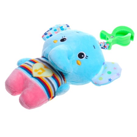 Musical toy for sleeping "Zapshka: elephant", sound and light effects, with a suspension-1