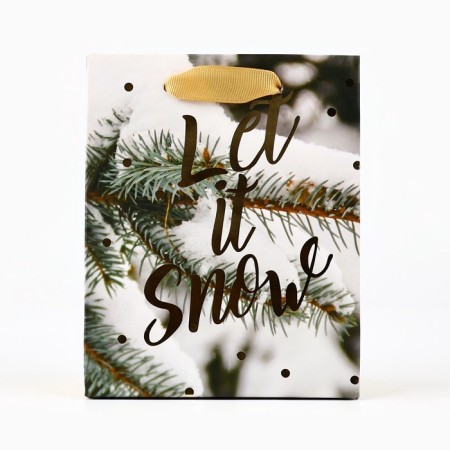Package New Year's laminated “Winter Forest”, s 5.5 cm x 15 cm x 12 cm, new year-1