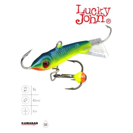 Balancir Lucky John Classic 4.5 + tee, 5 cm, color 29 blister
