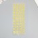 Plastic sticker with glitter "stars" MIX 35.5x12.7 cm