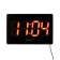 Electronic wall clock, desktop "Solomon", an alarm clock, 15.5 x 23.5 cm, red numbers