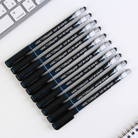 Handle Blue Blue Paste 0.7 mm with cap “Hero and protector” Plastic software-1