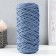 Knitting cord 100% polyester, width 5 mm 100m (jeans)
