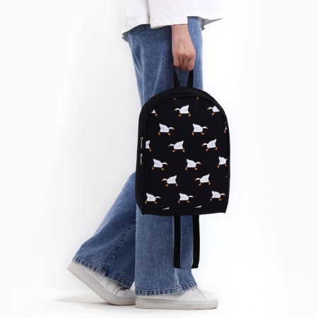 School textile “geese”, 38x14x27 cm, black color-8