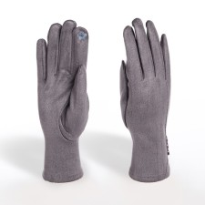 Gloves are female, dimensionless, without insulation, color gray color