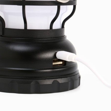 Camping battery flashlight, 5 watts, 1200 mAh, 250 lm, 2 modes, USB, 15 x 8.5 cm-2