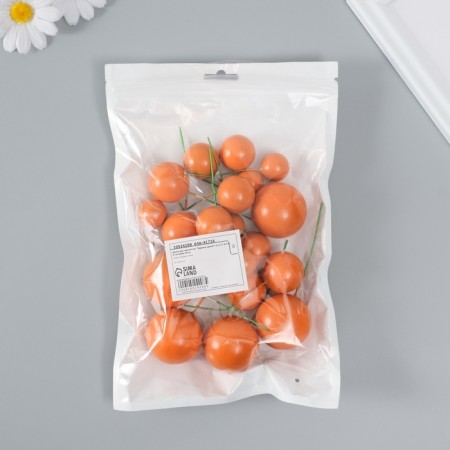 Decor for creativity "Balls Orange" d = 2; 3; 3.5 and 4 cm set 20 pcs-5