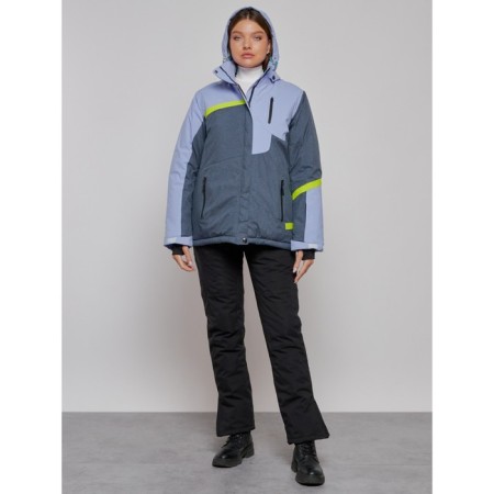 Ski jacket female winter, size 54, purple color-19