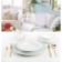 Arya Home Elegant Jade dishes, 24 objects, white color