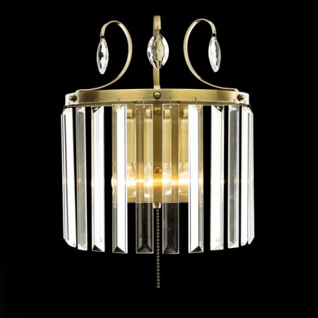 Lamp Citilux "Inga" CL335323, 25x30.5 cm, 2x60W, E14, brown color-1
