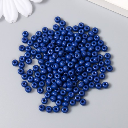 Glass beads 6/0 "ultramarin" 15 grams-1