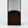 Forest Vase "Forest" made of gray glass 20.5 × 8 × 8 cm
