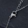 Pendant ceramics "tree of life" color black in silver