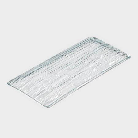 Glass Serving Dolyana "Accent", 19.5 × 9.5 cm, transparent color-3