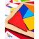 Puzzle "Tangram" with cards (17 pcs.)