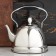 Kapriz stainless steel teapot, 1 l, chrome color