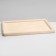 Steam for jewelry universal without plush inserts, phlock, 33 × 25 × 1.8 cm, beige color