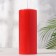 Candle - cylinder, 8x20 cm, 90 hours, 795 g, red