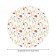 Tables on the table “Field of Macs”, round, oxford, elastic band, size 120x120 cm, diameter 75-100 cm