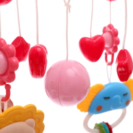 Musical mobile "Magic Dreams", Russian voice acting, projection, pink color-1