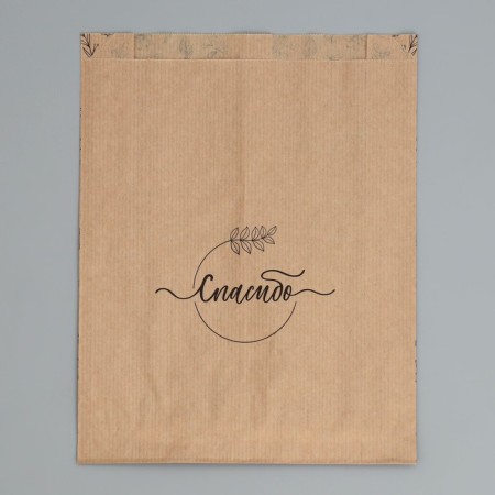Package package, craft, "thanks" 20x24x6 cm without window