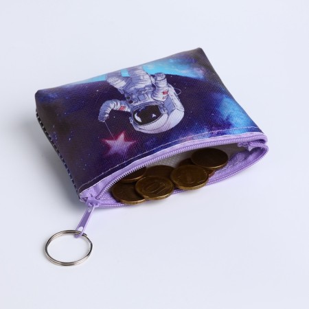 Monetnik's wallet with a zipper, color mix-4