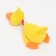Textile toy "duckling", 19 x 11.5 cm, yellow