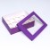 Packaging for 12 cupcakes with a window, lilac, 32.5 x 25.5 x 10 cm