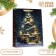 Laminated vertical "Christmas tree in the forest!", 33 x 42 x 10 cm