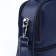 Bag Cross-Bodi with a zipper, blue color