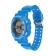 Watch is electronic, waterproof, blue