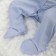 Kinderlitto “New First Wardrobe” discharge kit, 4 items, height 50-56 cm, dairy color, heavenly blue