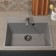Uperwood Economwood Autonous Autonomous Office, oval, color 003 Gray matte