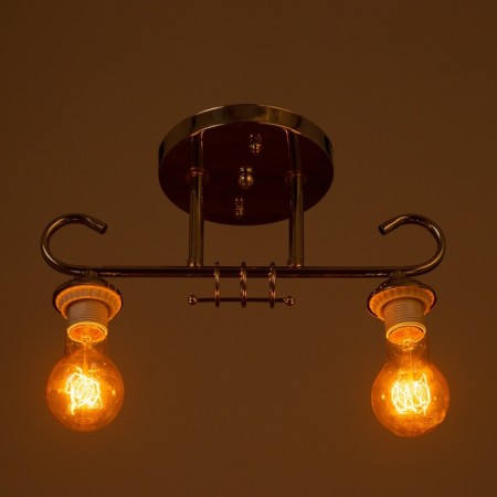 Aleta chandelier BP 2x40W E27 Chrome Model: 2800430-2