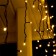 Garland "fringe" 3 × 0.9 m, IP44, UMS, dark thread, 232 LED, glow warm white, 220 V