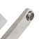 Sink mixer Zein ZS-4, high, square, cartridge 35 mm, stainvated. Steel, satin