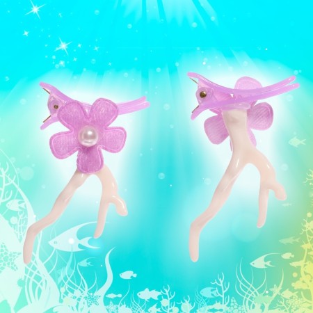 Fairytale doll "Princess Mermaid", purple color-5