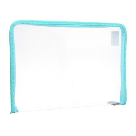 Plastic folder A4, 325 x 230 x 25 mm, lightning around, calligrata "office", PM-A4-01, 0.5 mm, transparent, pastel, mint-3