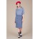 Women's skirt, size 44, gray color